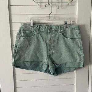 Wild Fable Jean Teal Shorts Size 17